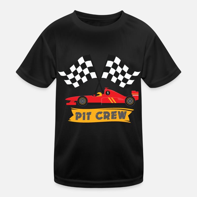 Pit Crew - Course automobile T-shirt sport Enfant