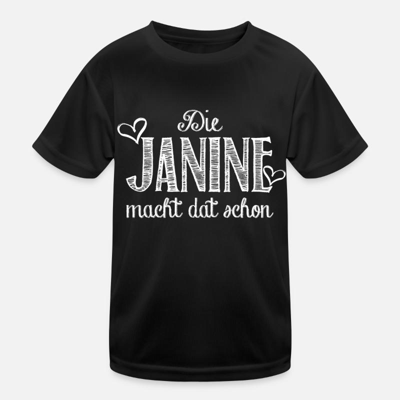 janine Kinder Funktions-T-Shirt
