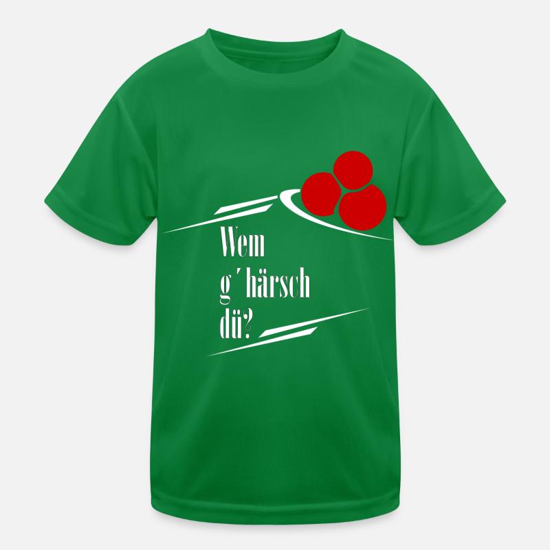 Wemghärschdü Kinder Funktions-T-Shirt