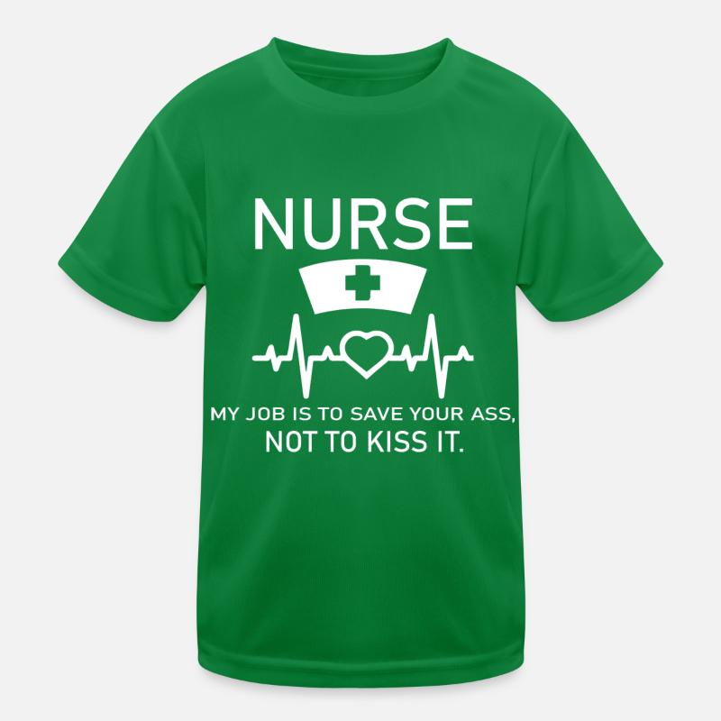 Nurse Krankenschwester Corona Kids Functional T-Shirt