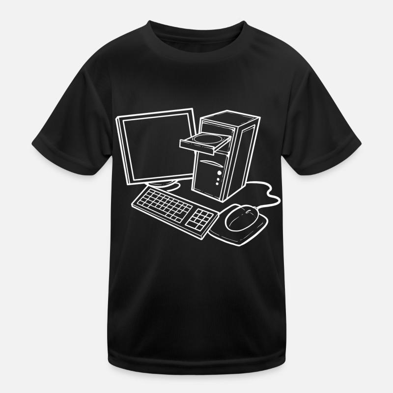 Computer-Set Computertechniker Geschenk Kinder Funktions-T-Shirt