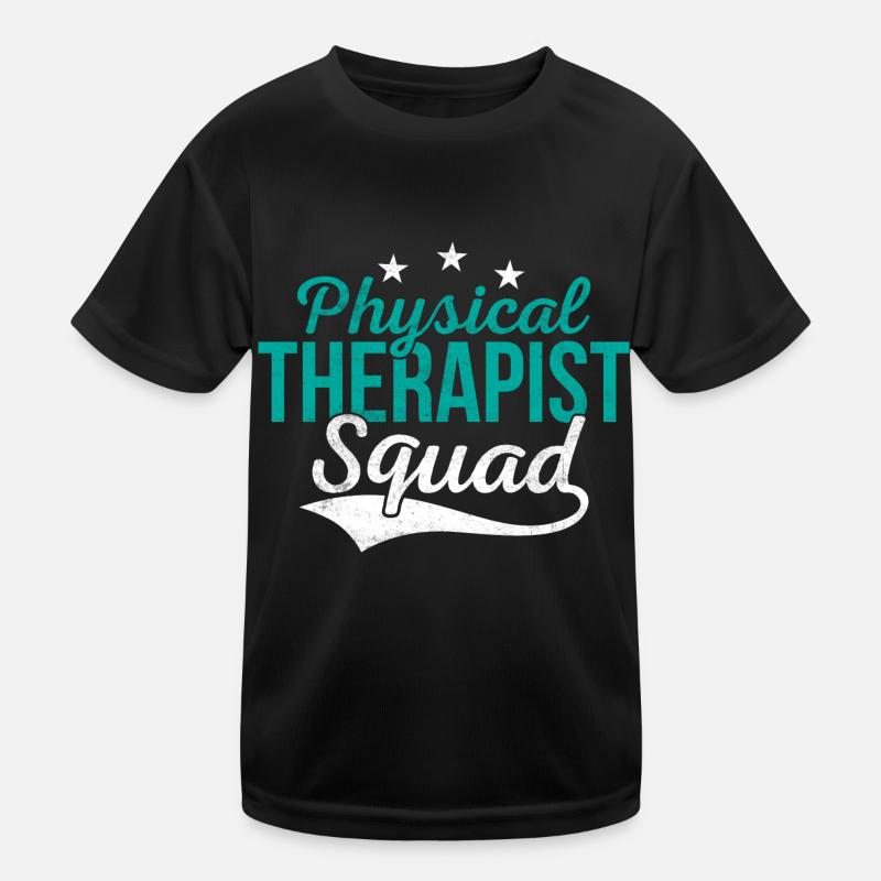 Physical Therapist Squad PT PTA Physiotherapist Kids Functional T-Shirt