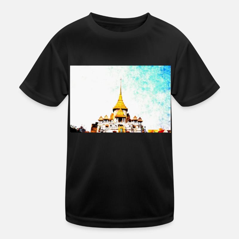 Tempel in Thailand Kinder Funktions-T-Shirt