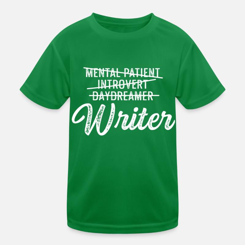 Tag Träumerschreiber Romanschriftsteller Geschenk Kinder Funktions-T-Shirt