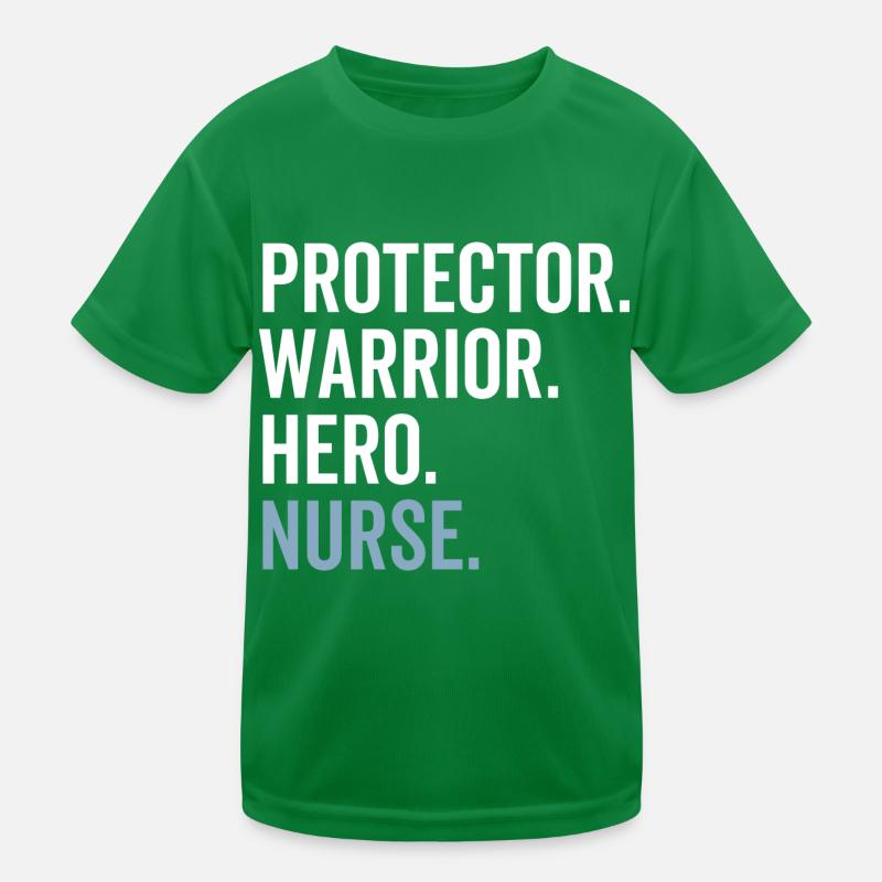 Protector Warrior Hero Nurse Kids Functional T-Shirt
