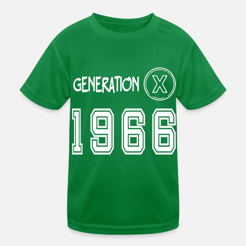 Génération X 1966 T-shirt sport Enfant