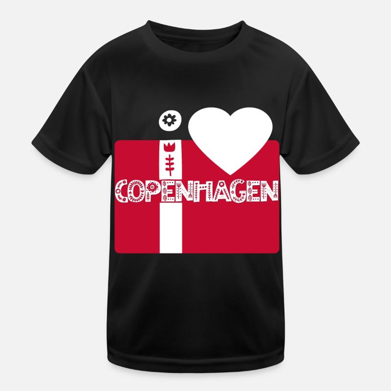 Kopenhagen Kinder Funktions-T-Shirt