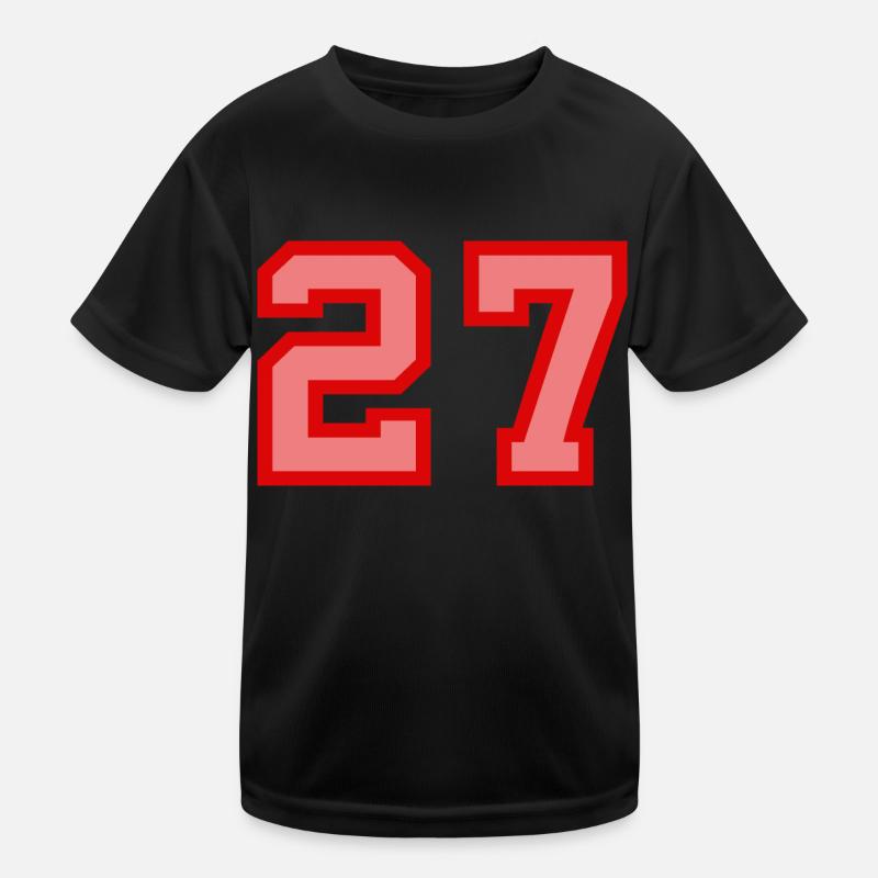 Cool Retro Retrostyle Numéro de maillot numéro de dos T-shirt sport Enfant