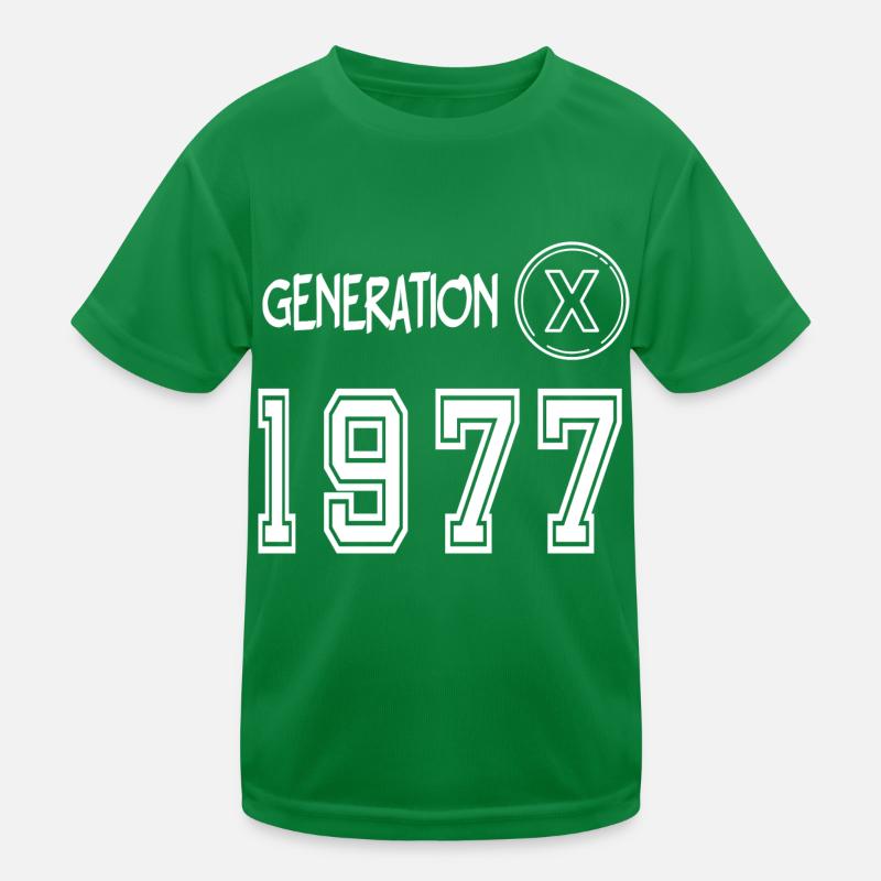 Génération X 1977 T-shirt sport Enfant