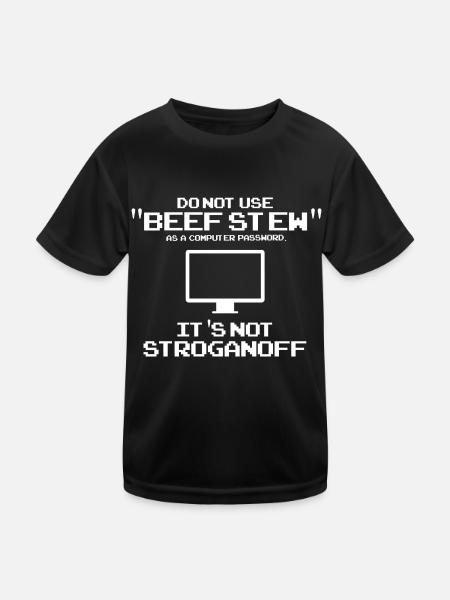 Conception de cybersécurité pour la sécurité informatique et les pirates informatiques - T-shirt sport Enfant - noir - Devant