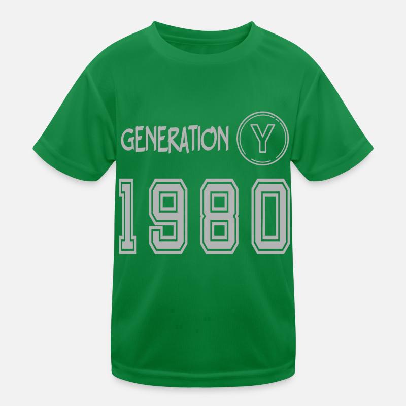 Génération Y 1980 T-shirt sport Enfant