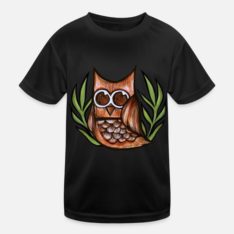 Niedliche Eule Kinder Funktions-T-Shirt