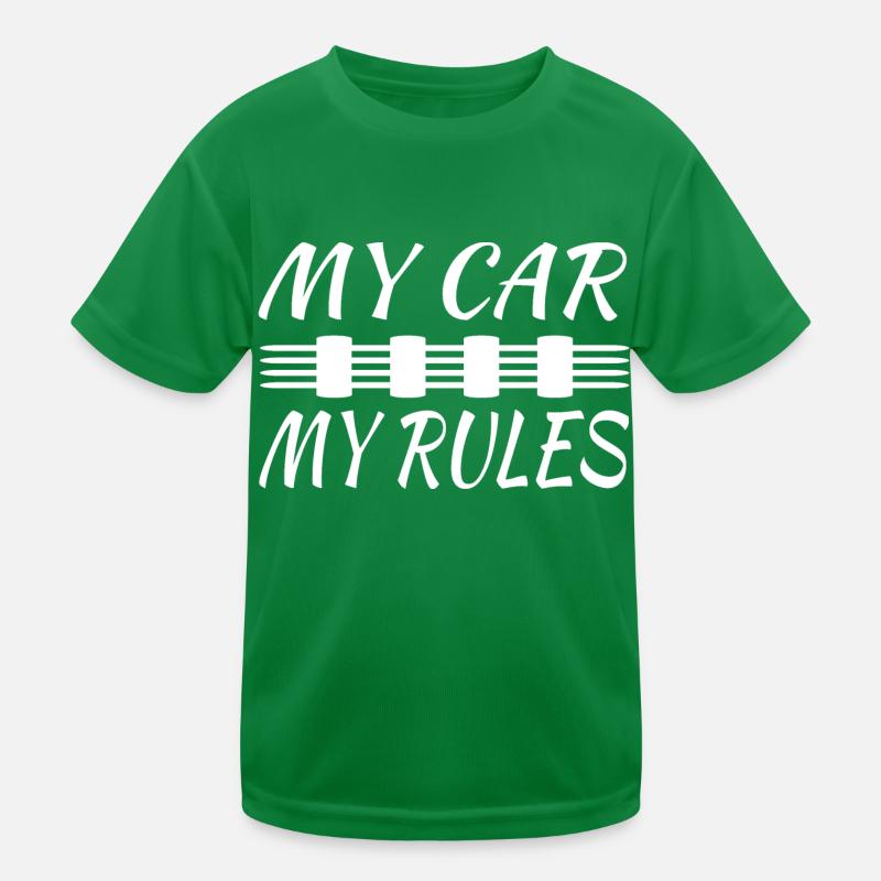 Car Kids Functional T-Shirt