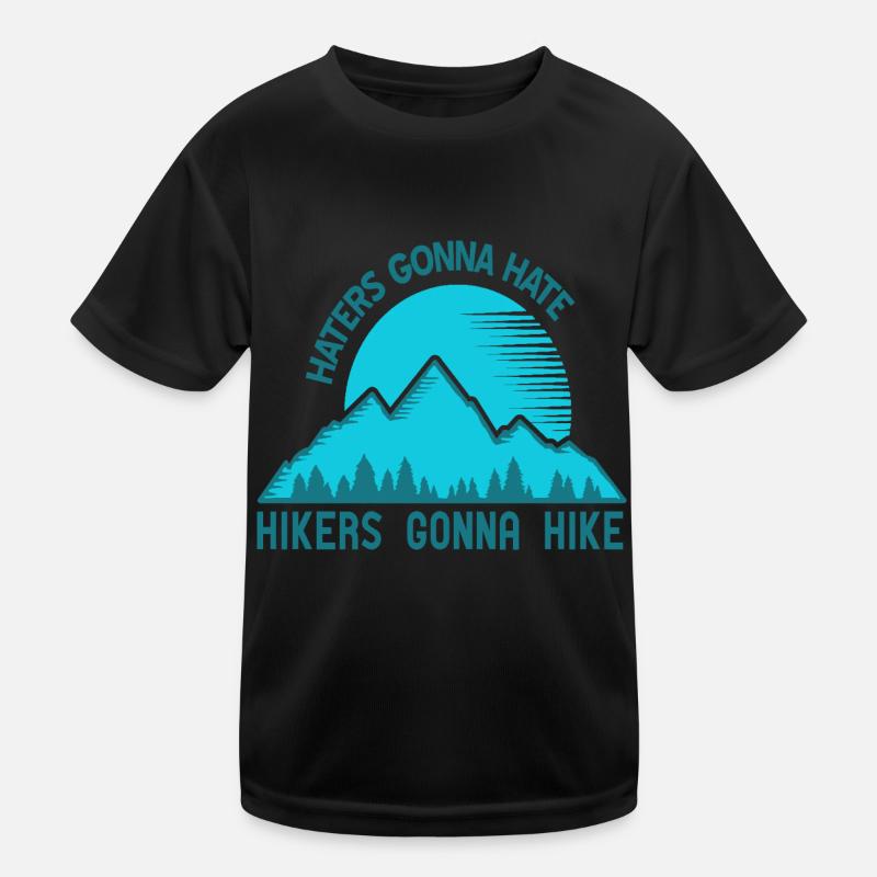 Les haters vont à Hate Hikers vont à Hike Retro Cool T-shirt sport Enfant
