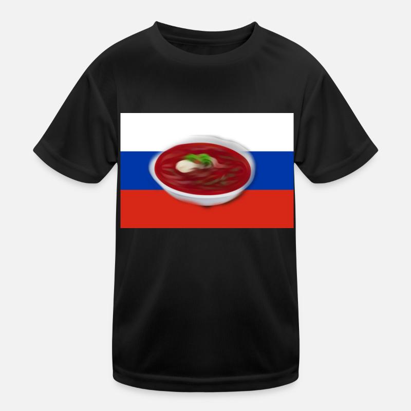 Borschtsch, Russische Suppe Kinder Funktions-T-Shirt