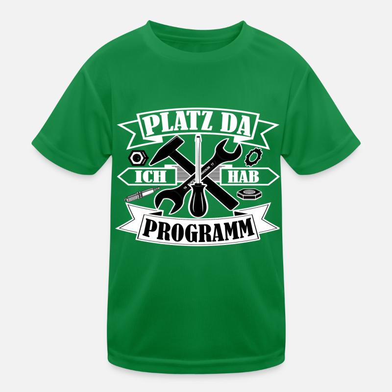 Platz da ich hab Programm Kinder Funktions-T-Shirt