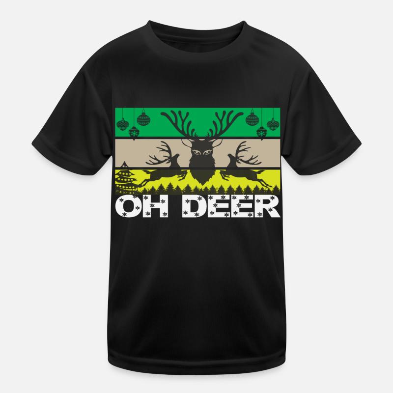 Oh Deer Kids Functional T-Shirt