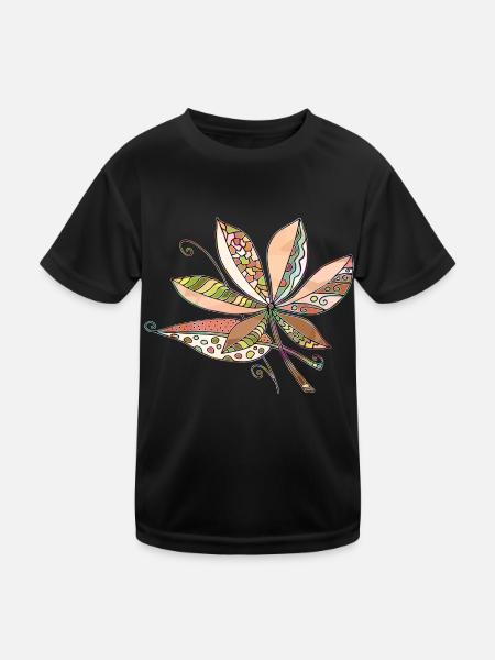 List - Kids Functional T-Shirt - black - Front
