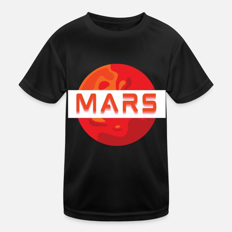 Mission MARS! - Kids Functional T-Shirt - black