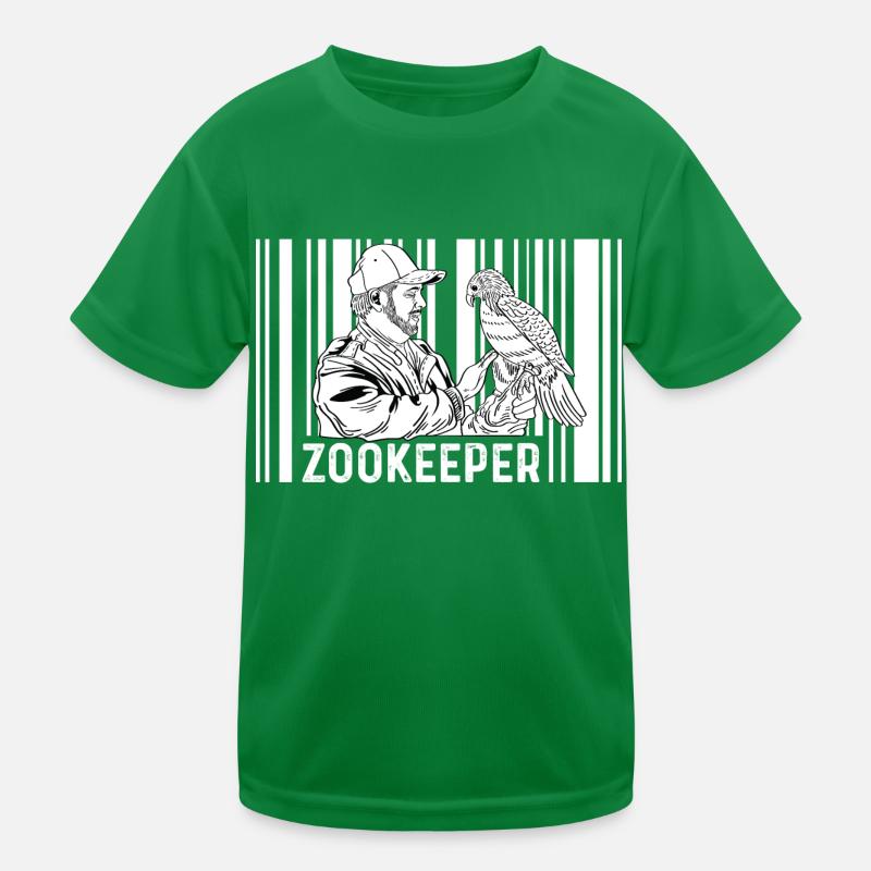 Zookeeper Retro Zoologist Gift Kids Functional T-Shirt