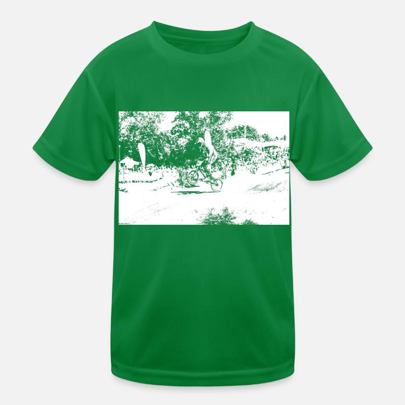 bmx Kinder Funktions-T-Shirt