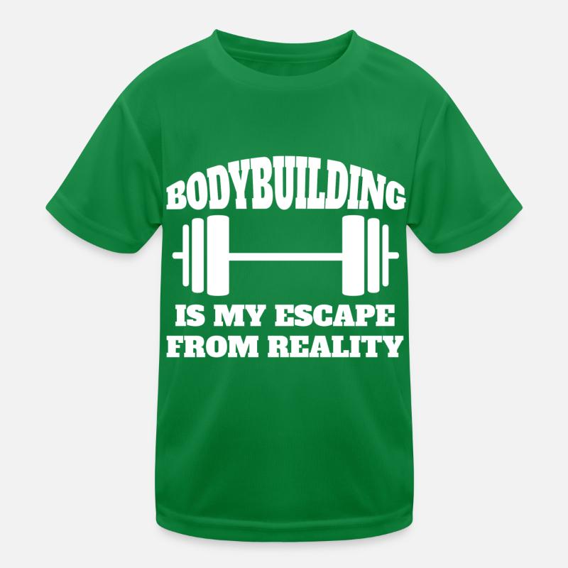 Fitness Muscle Bodybuilder Strength Training Athlètes T-shirt sport Enfant