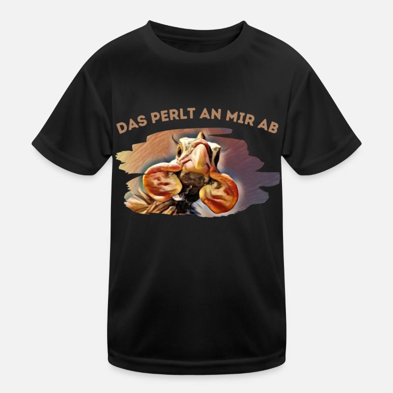 Das perlt an mir ab - Perlhuhn Kinder Funktions-T-Shirt
