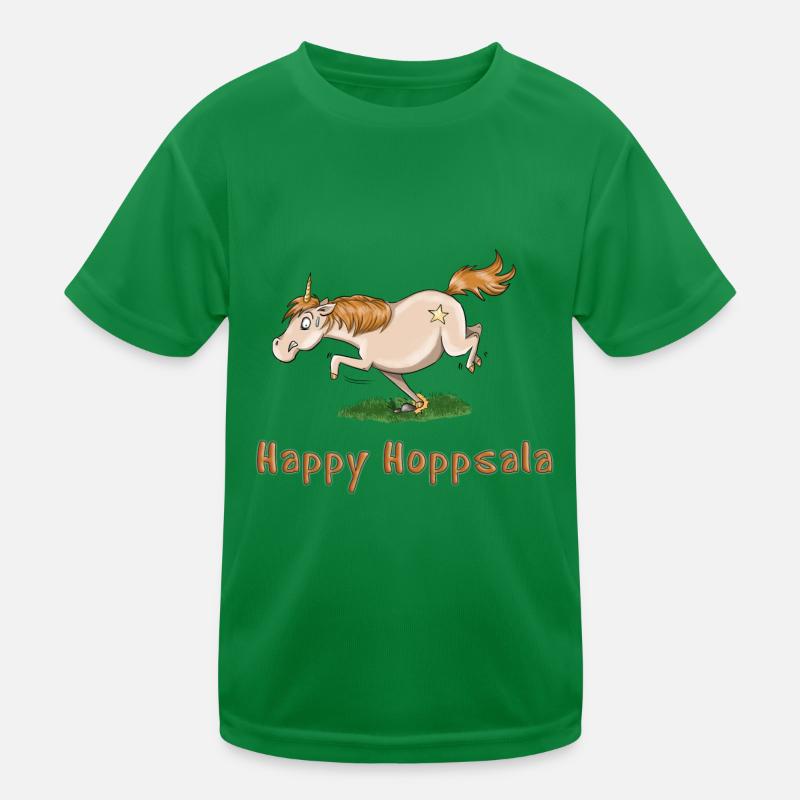 unicorn Kinder Funktions-T-Shirt