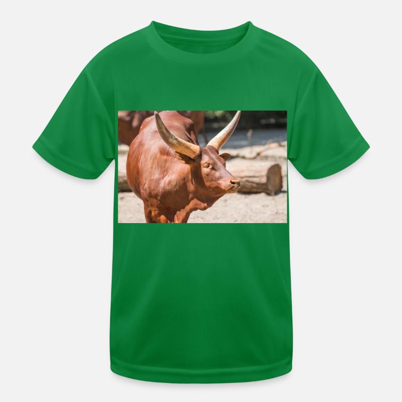 Ankole-Watusi oder Ankole Longhorn Watussirind Kinder Funktions-T-Shirt