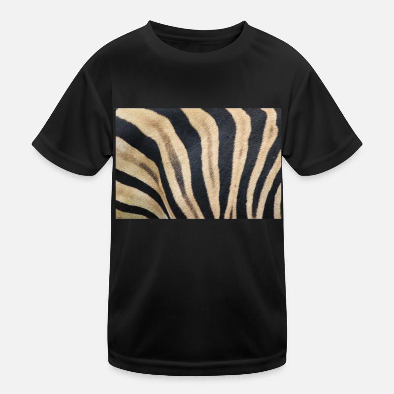 Zebra (in german Zebra or Zebras) Hippotigris Kids Functional T-Shirt