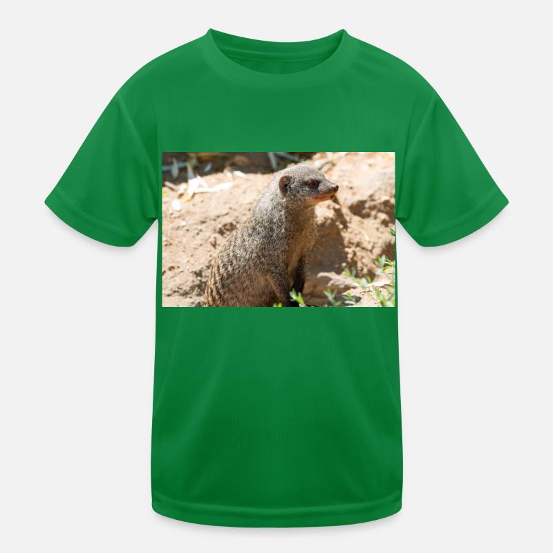 Erdmännchen (Suricata suricatta, Erdmännchen) Kinder Funktions-T-Shirt