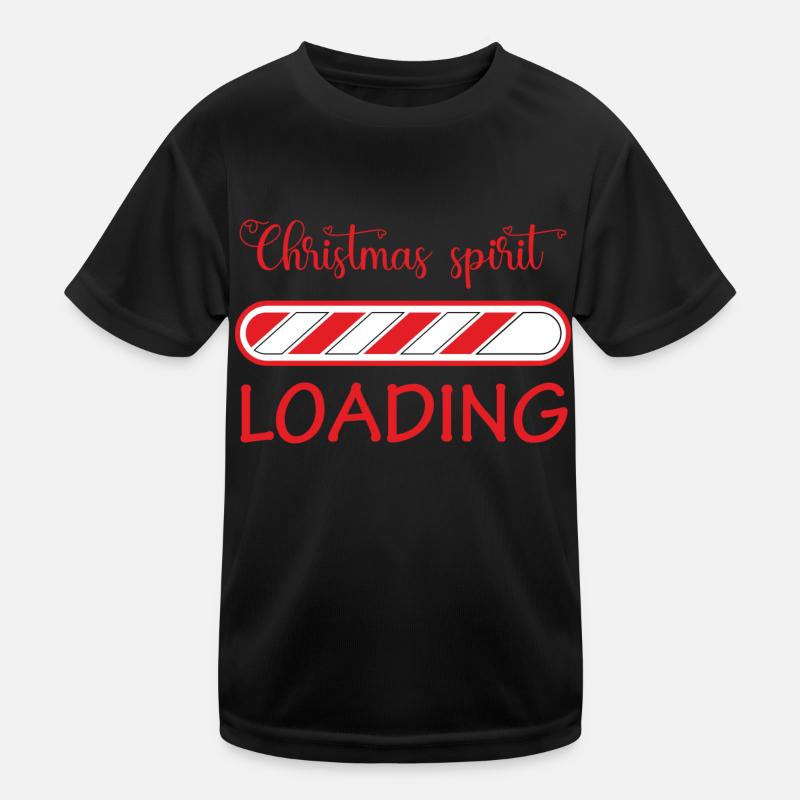 Christmas spirit loading Kinder Funktions-T-Shirt