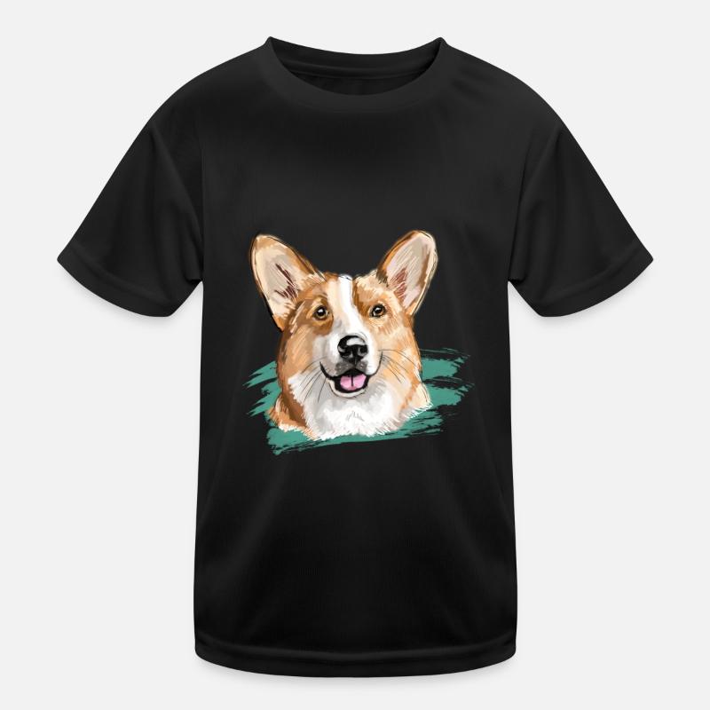 corgi Kinder Funktions-T-Shirt