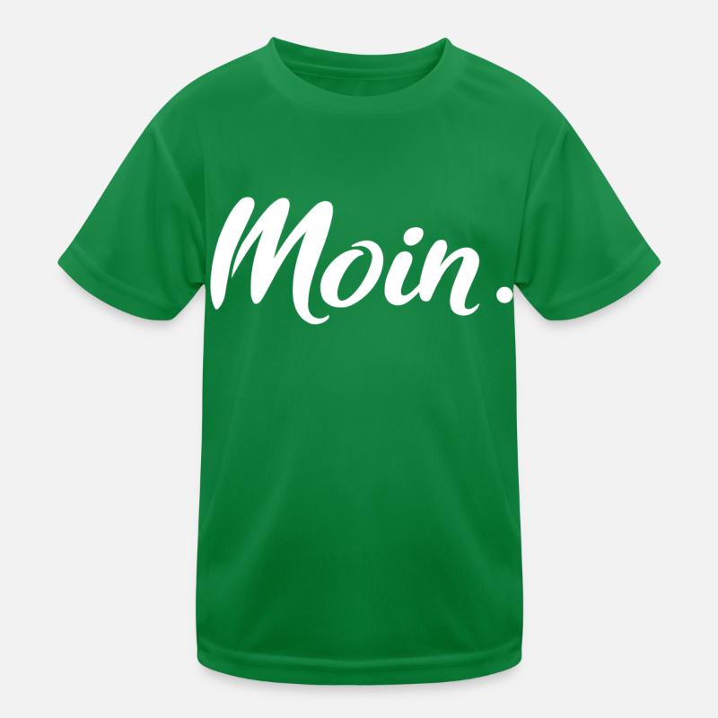 Moin. White Kinder Funktions-T-Shirt