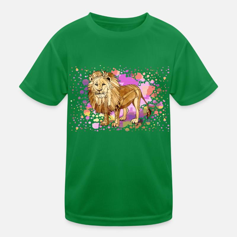 Löwe Kinder Funktions-T-Shirt