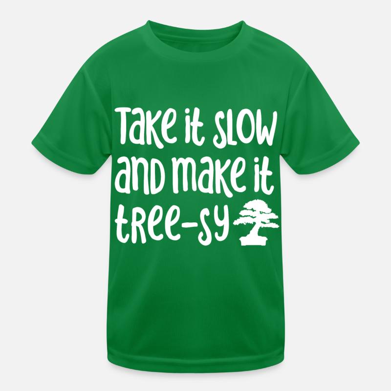 Bonsai tree design for bonsai beginner lovers Kids Functional T-Shirt