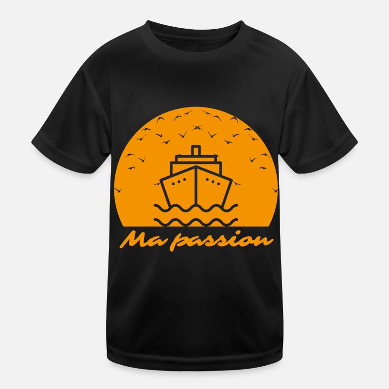 Ma passion le bateau T-shirt sport Enfant