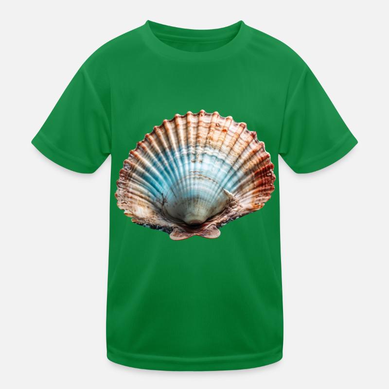 Scallops are also called pilgrim mussels Kids Functional T-Shirt