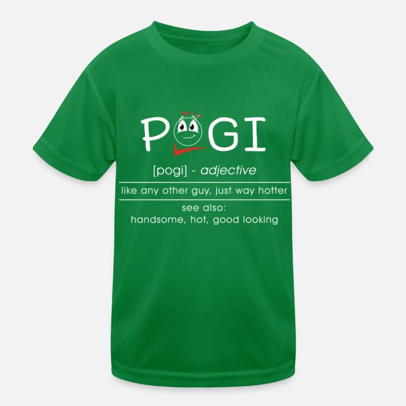 Déclaration hilarante de Pogi Drapeau philippin T-shirt sport Enfant