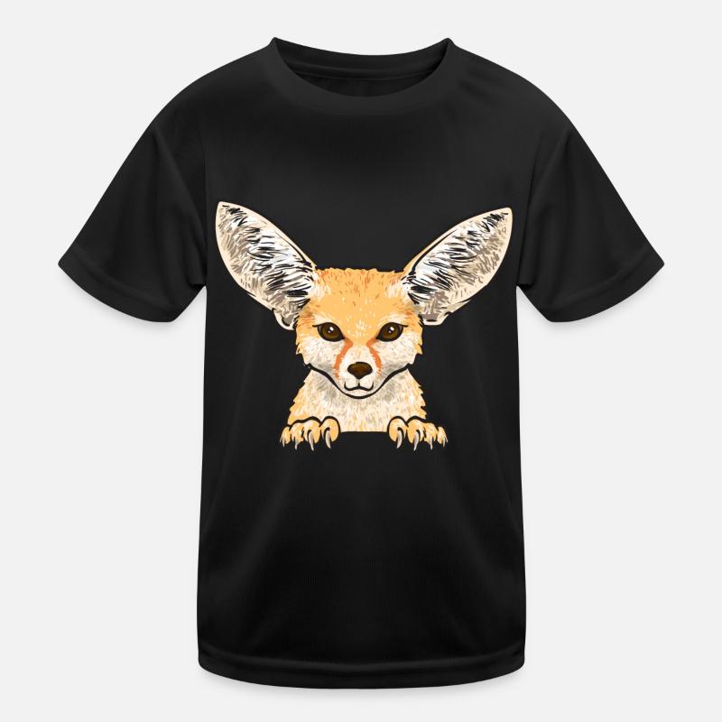 Fennek Fox Fennec Fox Desert Fox Kids Functional T-Shirt