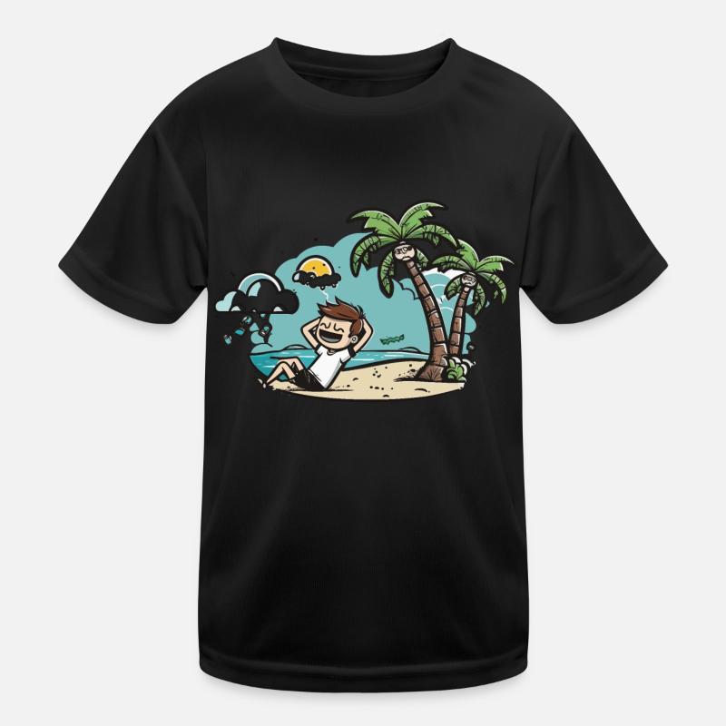 Cave Explorer: Stalactite Adventure Kids Functional T-Shirt