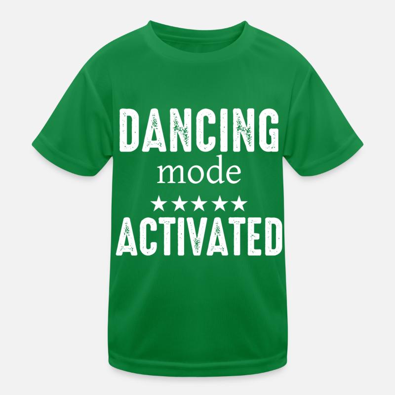 Dancing Dance Music Kids Functional T-Shirt