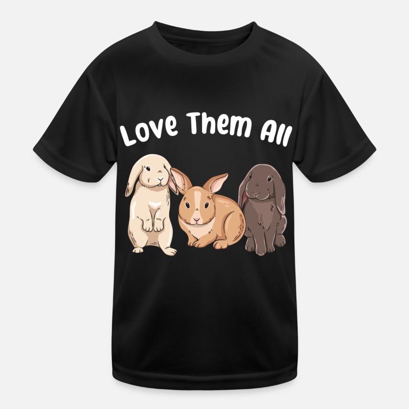 Conception de lapin mignon pour les propriétaires de lapins T-shirt sport Enfant