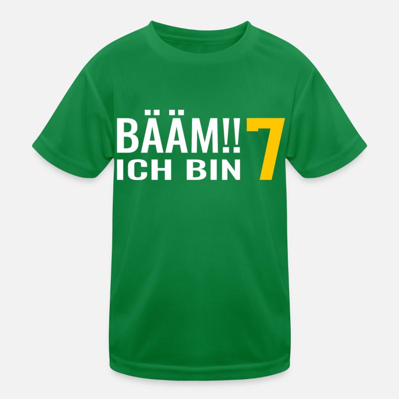 7. Geburtstag Geschenkidee 7 Jahre Kinder Funktions-T-Shirt
