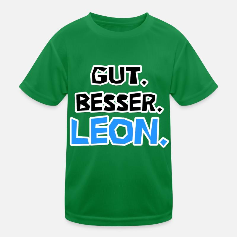 Gut. Besser. Leon. Kinder Funktions-T-Shirt