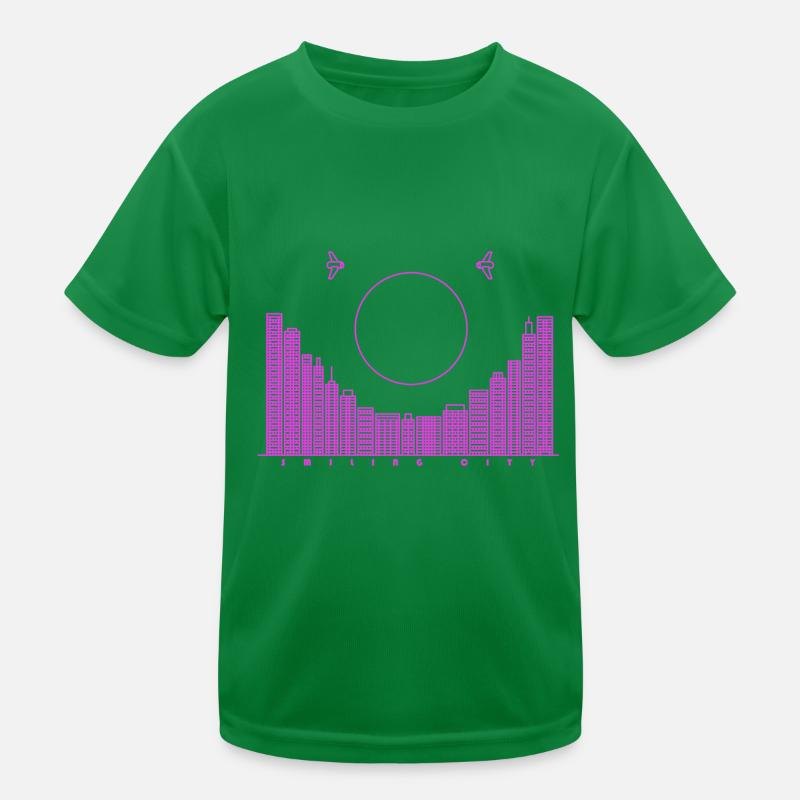 SmilingCity- version violette T-shirt sport Enfant
