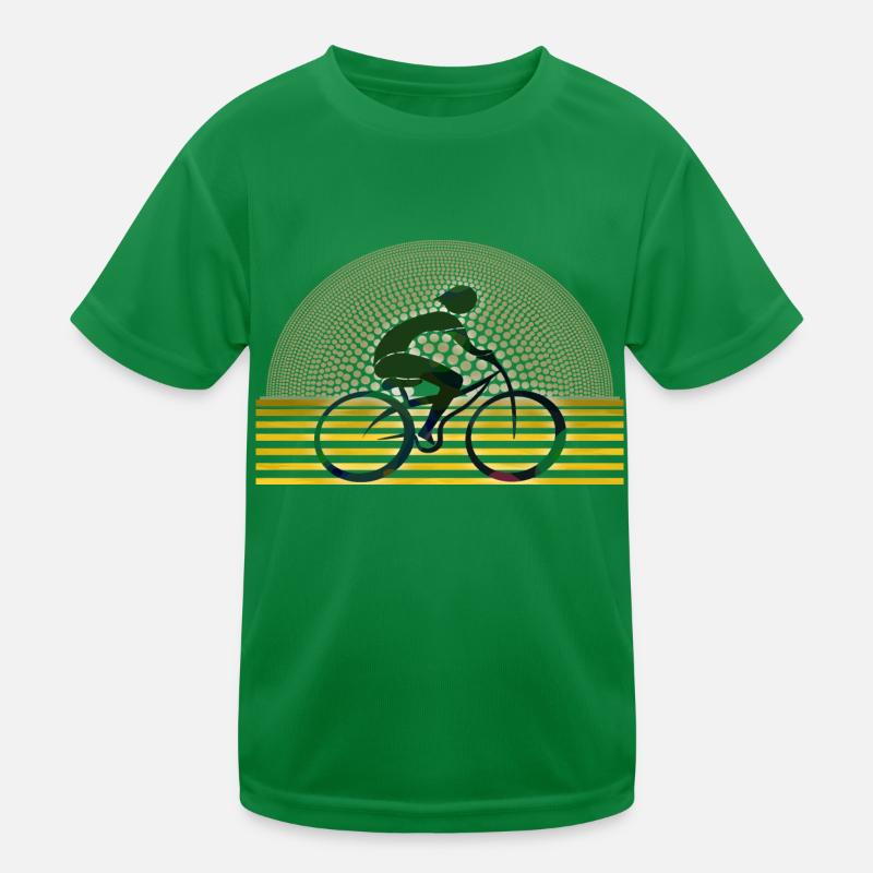 Radfahrer Kinder Funktions-T-Shirt