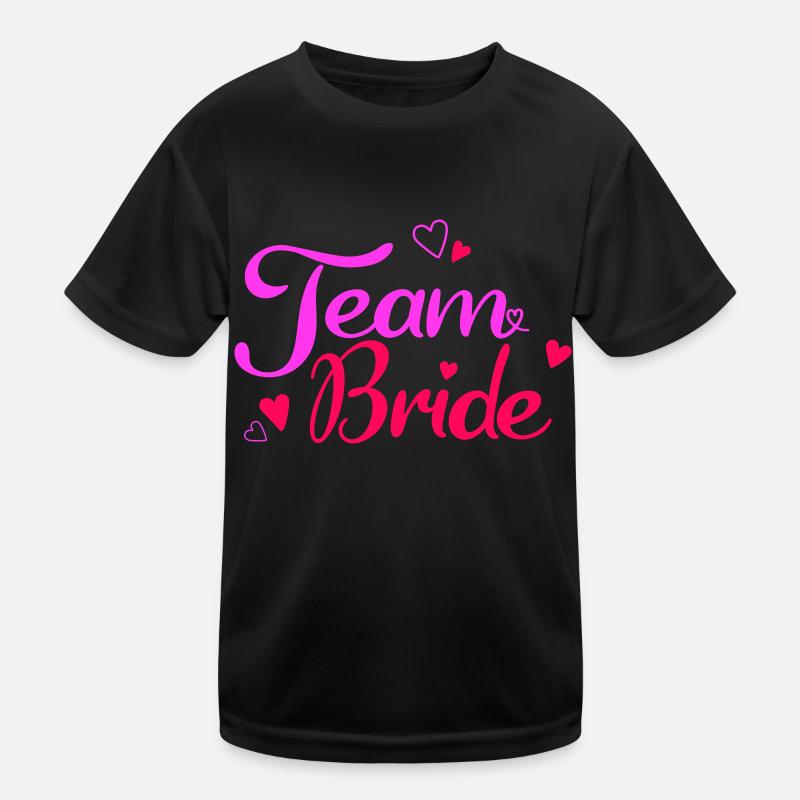 Team Bride Kinder Funktions-T-Shirt