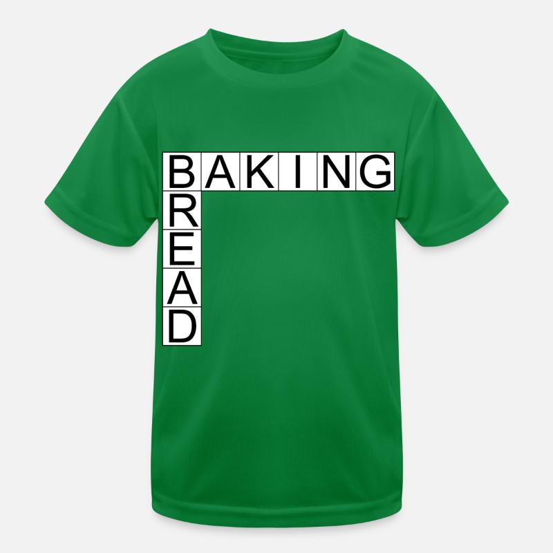 Baking Bread Kids Functional T-Shirt