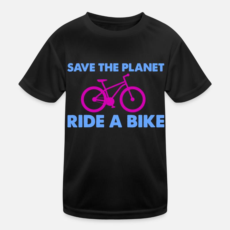 ride a bike Kids Functional T-Shirt